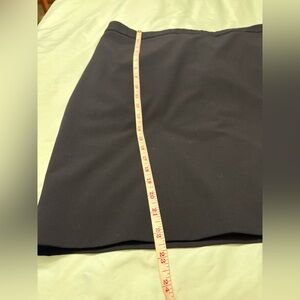 Lands End classic clothing pencil skirt! Size 14P! Navy blue- lined!